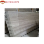 Płytka marmurowa z białego drewna Chenille, gładka marmurowa podłoga z polerowanego marmuru
