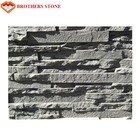 Ciemnoszary łupkowy kulturowy kamienny panel ścienny do dekoracji ścian zewnętrznych i wewnętrznych
