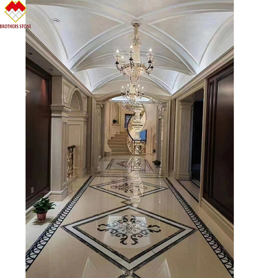Niestandardowy medalion z marmurowym marmurowym odrzutowcem wodnym do nowoczesnej willi i hotelu