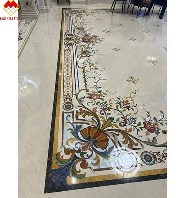 Niestandardowy medalion z marmurowym marmurowym odrzutowcem wodnym do nowoczesnej willi i hotelu