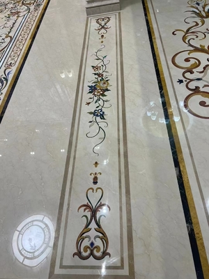 Niestandardowy medalion z marmurowym marmurowym odrzutowcem wodnym do nowoczesnej willi i hotelu