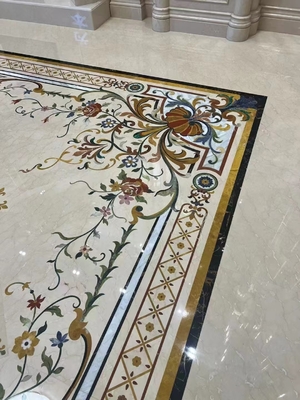 Niestandardowy medalion z marmurowym marmurowym odrzutowcem wodnym do nowoczesnej willi i hotelu
