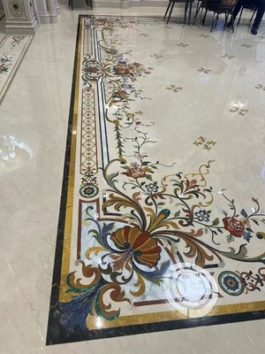 Niestandardowy medalion z marmurowym marmurowym odrzutowcem wodnym do nowoczesnej willi i hotelu