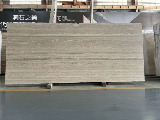 12x24 cali Wielkość szare żyły Beżowy trawertyn podłogowy płytka w dobrym stylu nowoczesnego designu