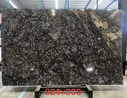 Brazylijskie naturalne złoto, czarny granit, płyty kamienne do biurkowych i stołowych CNF Trade