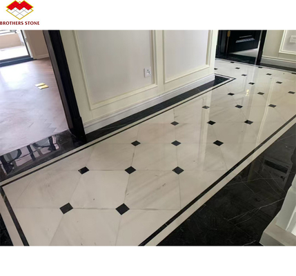 Modern Design Hotel Nero Marquina Big Slab Zimbabwe Czarne marmurowe podłogi i schody