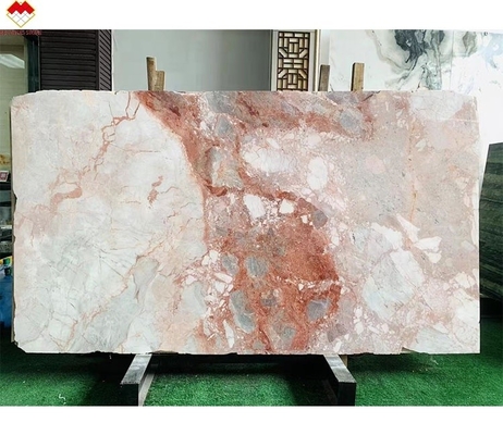 Naturalny Smokey Pink Marble dla luksusowych płytek podłogowych Countertop Vanity Table and Wall Panel