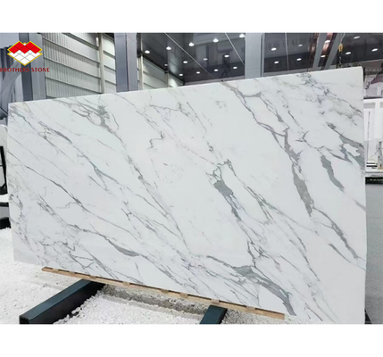 Nowoczesny design Włochy Biały Calacatta Marmurowa płytka do kuchni Stolik i panel ścienny