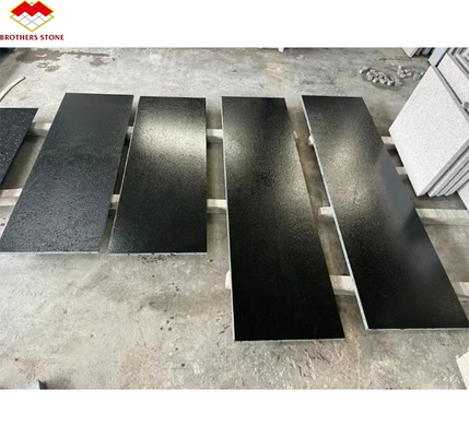 Nowoczesny styl projektowania Shanxi Czarny granitowy blok 18 mm grubości Absolutny czarny granitowy płytka