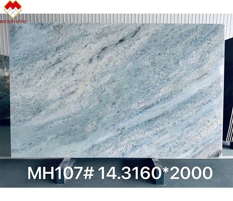 FOB Trade Backlit Błękitny Roma Quartzite Slab Idealny dla Vanity Countertop w Brazylii