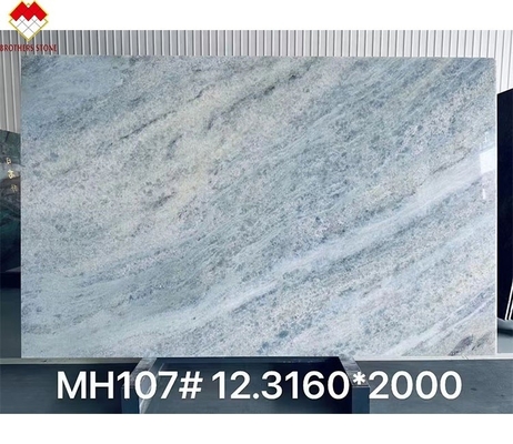 FOB Trade Backlit Błękitny Roma Quartzite Slab Idealny dla Vanity Countertop w Brazylii