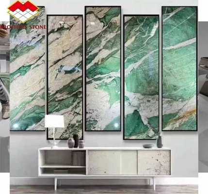 Naturalny Kamień Brazylia Marmur Backlit Sodalite Green Quartzite dla pomysłów projektowania sypialni