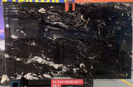 Polerowana czarna kosmiczna płytka granitowa Gucci z Brazylii do nowoczesnej kuchni i łazienki
