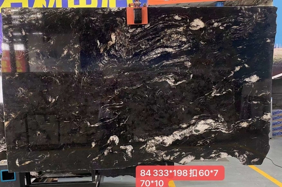 Polerowana czarna kosmiczna płytka granitowa Gucci z Brazylii do nowoczesnej kuchni i łazienki