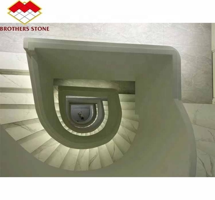 Foshan Custom Nowoczesny Szlifowany Marmur Wielki Płytkowy Schody Do Wnętrz Domów