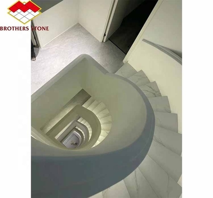 Foshan Custom Nowoczesny Szlifowany Marmur Wielki Płytkowy Schody Do Wnętrz Domów