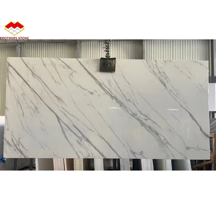 Nano biały kryształowy stół jadalny top nowoczesny duży płytka marmurowa wygląd płytki porcelanowej dla kroków