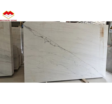 Szlifowany biały marmur Guangxi Modern naturalny blok do dekoracji wnętrz hoteli