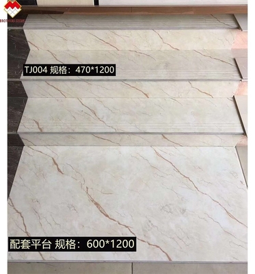 Szklane płytki podłogowe ceramiczne Polerowane Ceny tanio Całokształt 1200*470mm płytki porcelanowe schodowe w Chinach