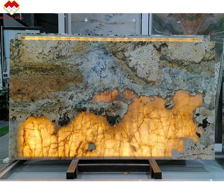 Alpinus Super Crystal White Quartzite Egzotyczny Duży Slab dla Nowoczesnego Projektowania Wili