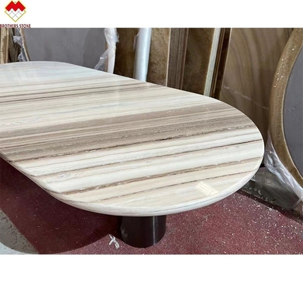 Palissandro Niebieski Marmurowy Stół Nowoczesny Stół Jedzenia z rysunkiem i 180*90cm Rozmiar