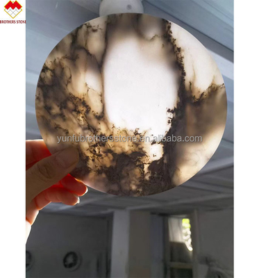 Polerowane naczynia stołowe z 18 20mm Lumi Stone Onyx Mat kubki do herbaty i marmurowe podłogi z onyku