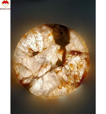 Polerowane naczynia stołowe z 18 20mm Lumi Stone Onyx Mat kubki do herbaty i marmurowe podłogi z onyku
