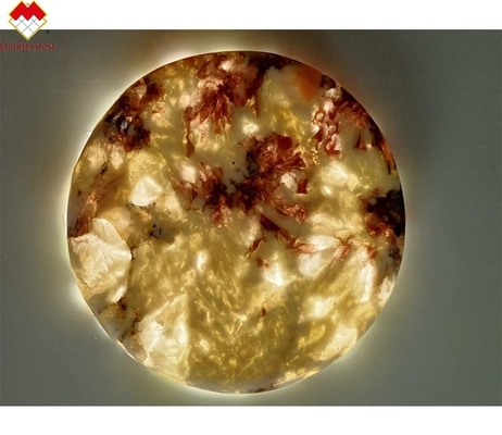 Nowoczesny design kubek do herbaty Naczynia stołowe z Lumi Stone Onyx Mat Backlit Onyx Marble Coasters