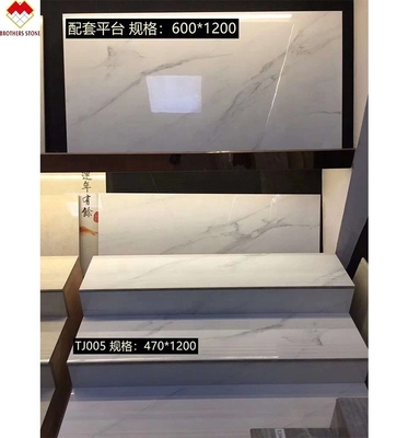 Szklane płytki podłogowe ceramiczne Polerowane Ceny tanio Całokształt 1200*470mm płytki porcelanowe schodowe w Chinach