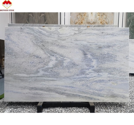 Fantasy Blue Marble Vanity Top Blat Blat OEM Niestandardowy niebieski kryształowy kamień kwarcowy