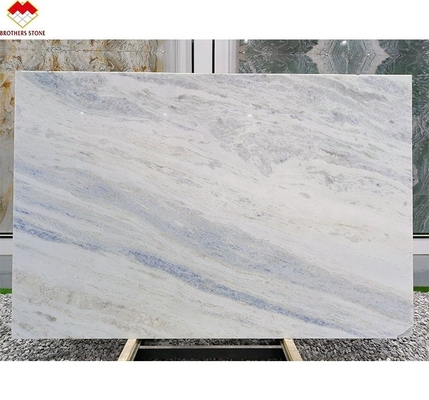 Fantasy Blue Marble Vanity Top Blat Blat OEM Niestandardowy niebieski kryształowy kamień kwarcowy