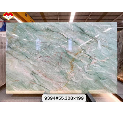 Polerowane Royal Green Quartzite Natural Green Gaya Marmur Wielkie płytki płytkowe dla podłogi hotelowej i dekoracja ścian dla stołu kawowego
