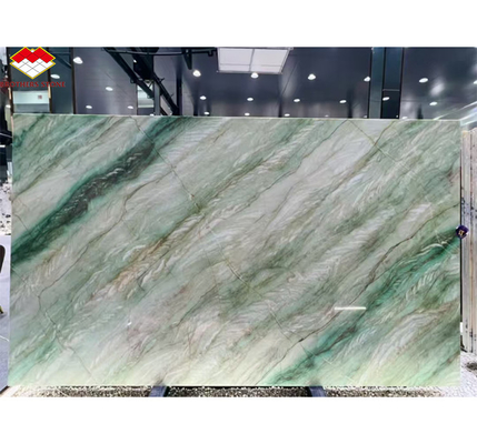 Polerowane Royal Green Quartzite Natural Green Gaya Marmur Wielkie płytki płytkowe dla podłogi hotelowej i dekoracja ścian dla stołu kawowego