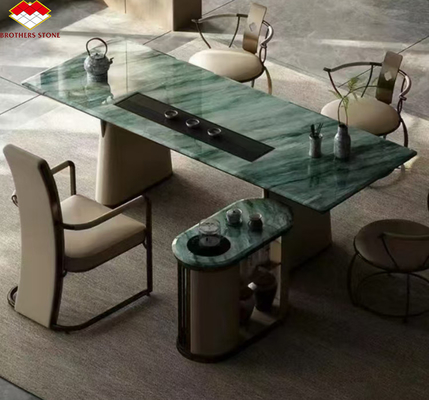 Polerowane Royal Green Quartzite Natural Green Gaya Marmur Wielkie płytki płytkowe dla podłogi hotelowej i dekoracja ścian dla stołu kawowego