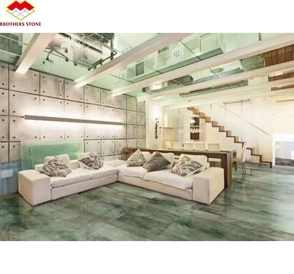 Polerowane Royal Green Quartzite Natural Green Gaya Marmur Wielkie płytki płytkowe dla podłogi hotelowej i dekoracja ścian dla stołu kawowego