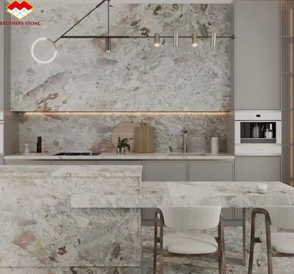 Nowoczesny design hotelowy Polerowany Monet Ogród Marmur Wielka płytka do łazienki