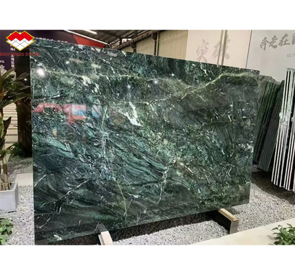 Natural Stone Cat's Eye Green Big Slab Dining Table Top dla dekoracji wnętrz willi