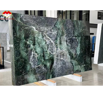 Natural Stone Cat's Eye Green Big Slab Dining Table Top dla dekoracji wnętrz willi