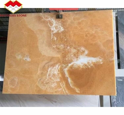 Powierzchnia wykończenie wypolerowany design podświetlony pomarańczowy Jade Stone do zlewu i stołu jadalnego