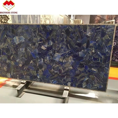 Nowoczesne płytki Azul Bahia Marmur Niebieski Kolor Lemurian Niebieski Granit Płyty do dekoracji wnętrz