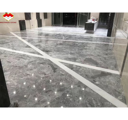 Yinsha Włoski Marmurowy Szary Kamień Duża płytka do podłóg hotelowych i wewnętrznych schodów