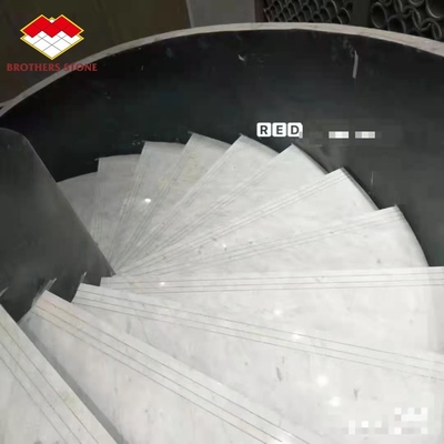 Zastosowany rozmiar Wnętrze w stylu europejskim Biały marmur rzeźbiony schody
