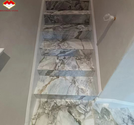 Brazylia Calacatta Szary Marmur Ryby Brzuch Szary Marmur dla Hotelowych Schodów Przeciwpoślizgowych