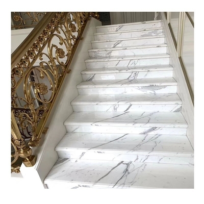 Unikalny niebieski onyks podświetlenie schodowe balustrady dla 8-30mm grubości łukowych schodów