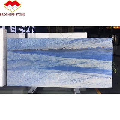 Brothers Stone Satin Blue Granite Quartzite Imperial Azul Macaubas dla podłogi ściany Jasnobłękitny Azul Macaubas Błękitny Marmur