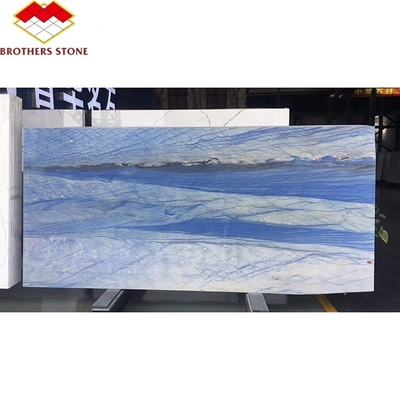 Brothers Stone Satin Blue Granite Quartzite Imperial Azul Macaubas dla podłogi ściany Jasnobłękitny Azul Macaubas Błękitny Marmur