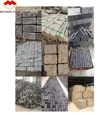Zmodernizuj swój dom zewnętrzny przy użyciu ściętego na miarę szarego granitowego kostki kamienia 10x10x10