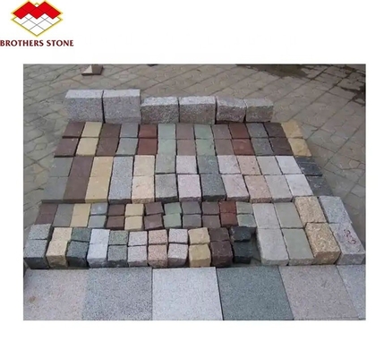Zmodernizuj swój dom zewnętrzny przy użyciu ściętego na miarę szarego granitowego kostki kamienia 10x10x10