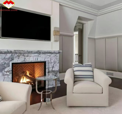 Modern Design Style Luxury Stone Snowy River Marmurowe płyty do projektowania wnętrz