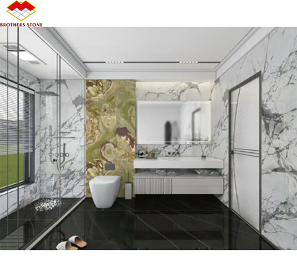 Modern Design Style Luxury Stone Snowy River Marmurowe płyty do projektowania wnętrz